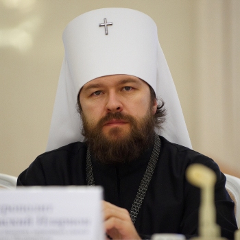 Митрополит Иларион на пресс-конференции в преддверии X Пасхального фестиваля