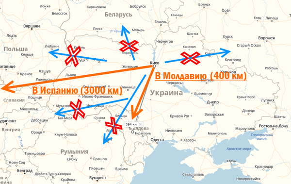 Куда может, и куда не может направиться Порошенко