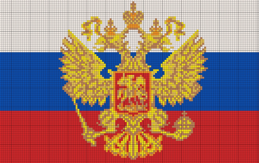 Схема для вышивки эмблемы 104