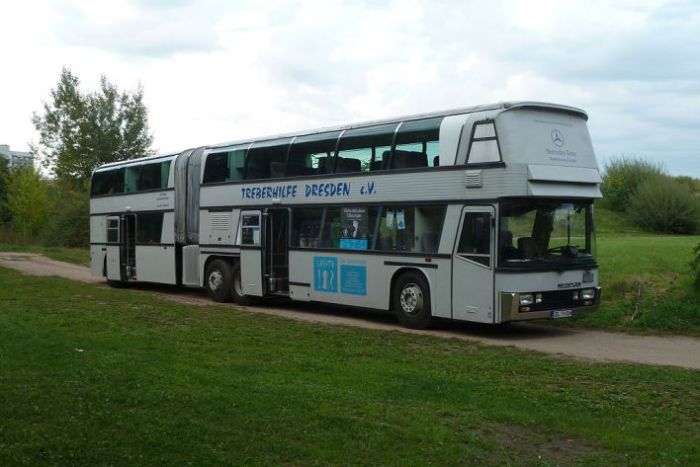 Jumbocruiser в немецком городе Дрезден. Jumbocruiser в немецком городе Дрезден.