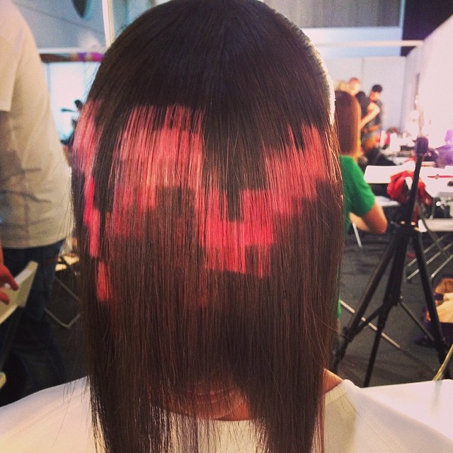 Новый тренд: пиксельное окрашивание волос trend, Пиксель, окрашивание