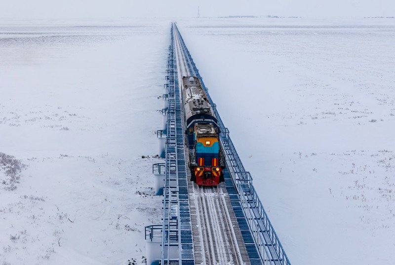 Самая северная в мире железная дорога Самая северная в мире железная дорога, путешествие, ямал