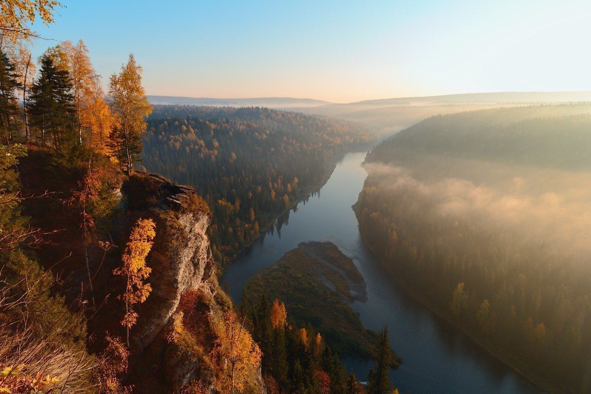 Пермский край, р. Усьва, Россия Красоты России. Пермский край, река Усьва