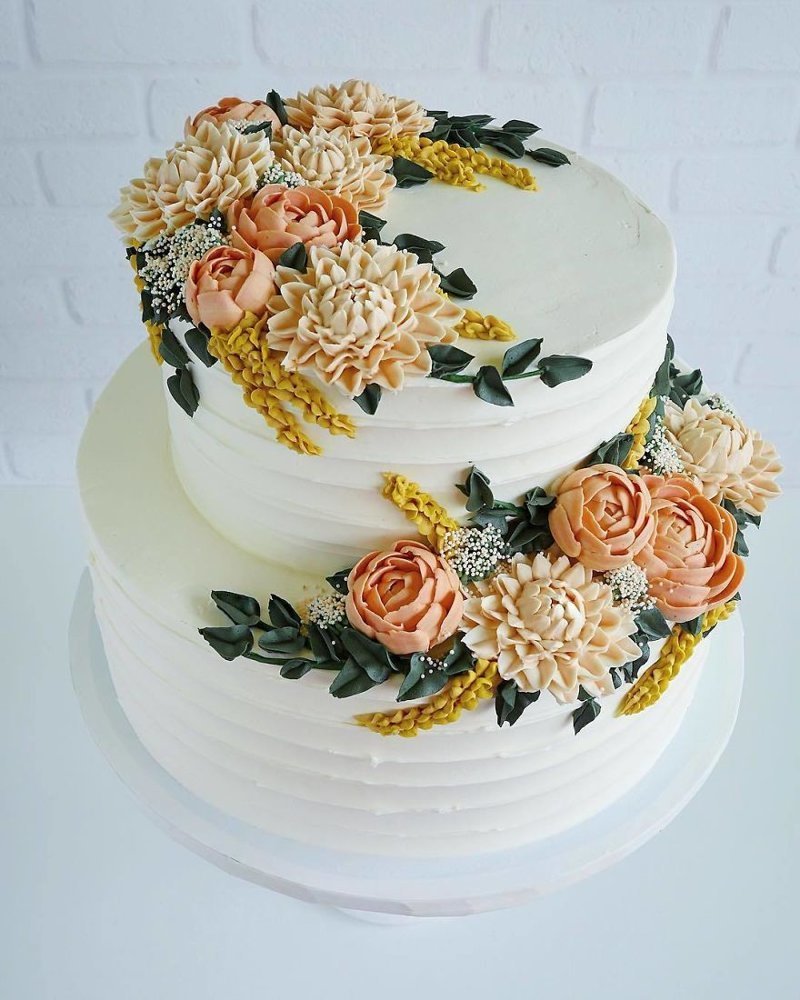 Эти торты уместнее на клумбе, чем на столе! выпечка, кондитер, красота, растения, супердизайн, торты, цветочные мотивы, цветы