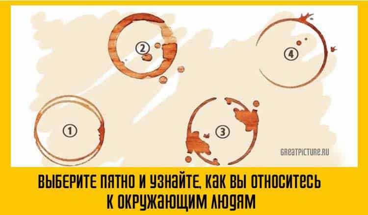 Тест. Выберите пятно и узнайте, как вы относитесь к окружающим людям!