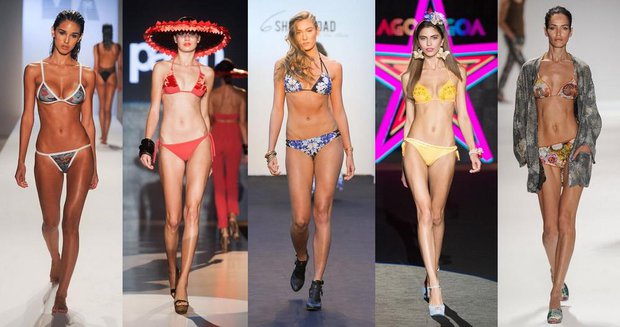 Актуальные модели купальников 2014