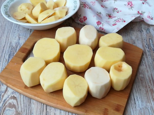 Картофельные "бочонки" с фаршем Картофельные "бочонки" с фаршем