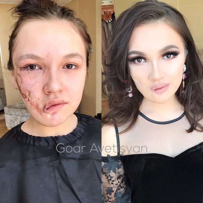 Умение профессионала без фотошопа: мейкап для трудной кожи от Гоар Аветисян Умение профессионала без фотошопа: мейкап для трудной кожи от Гоар Аветисян