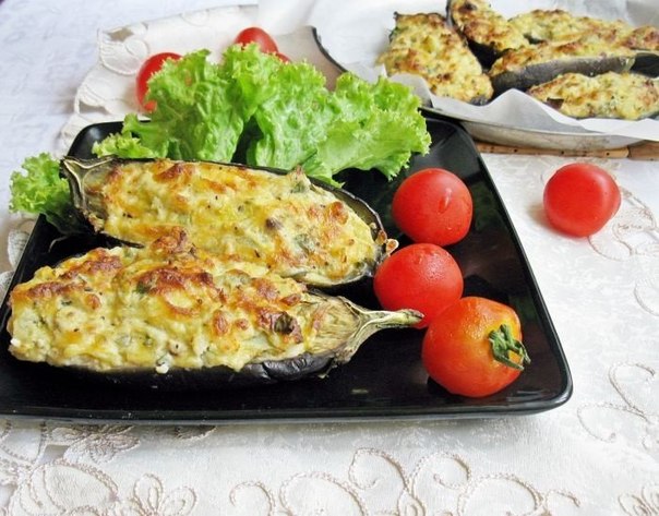 Баклажаны "Кучерикас" с сырно-творожной начинкой