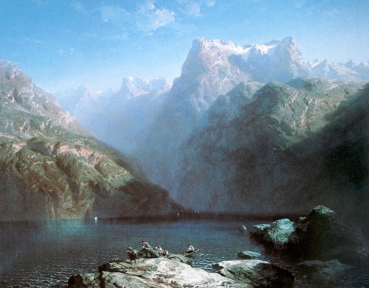 художник Alexandre Calame (Александр Калам) картины – 10