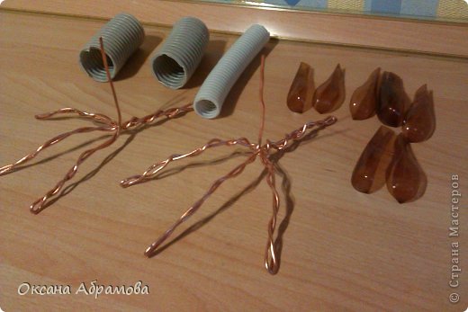Мастер-класс Поделка изделие Моделирование МК ФИЛИН из пластиковых бутылок Бутылки пластиковые Материал бросовый Пенопласт Проволока фото 10