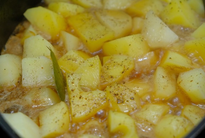 Нудли - Штрудли Обед, Картошка с мясом, Видео, Длиннопост