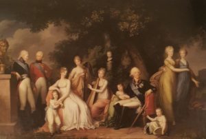 Г. фон Кюгельхен. Портрет семьи императора Павла I. Около 1800. Холст, масло. Павловск Г. фон Кюгельхен. Портрет семьи императора Павла I. Около 1800. Холст, масло. Павловск.