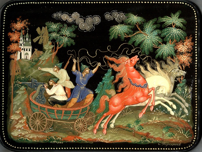 Палех. Лаковая миниатюрная роспись. Палех. Лаковая миниатюрная роспись.