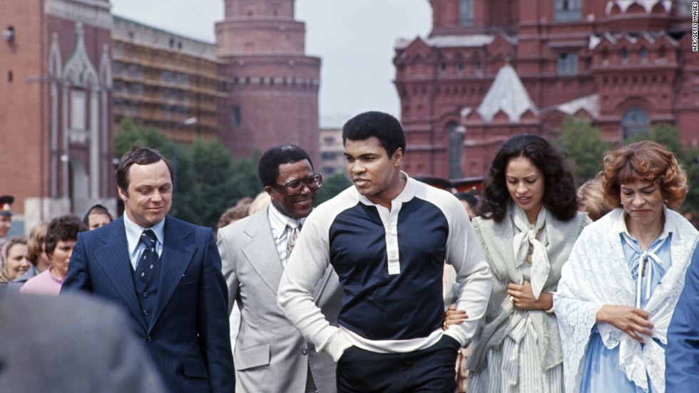 Muhammad Ali in Moscow, 1978, june Muhammad Ali in Moscow, 1978, june