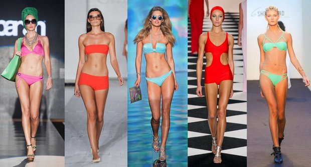 Актуальные модели купальников 2014