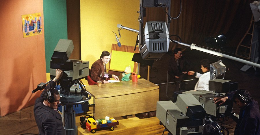 Идет рабочий момент записи телепередачи, 1978 год. Николай Малышев Идет рабочий момент записи телепередачи, 1978 год. Николай Малышев
