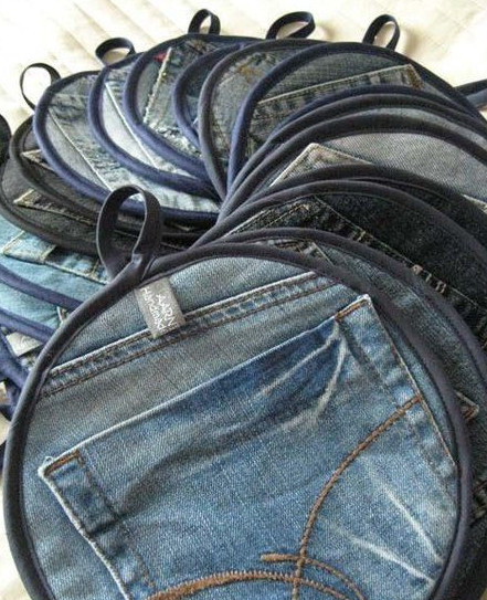 Огромная подборка: новая жизнь старых джинсов... Без ума от идеи №18