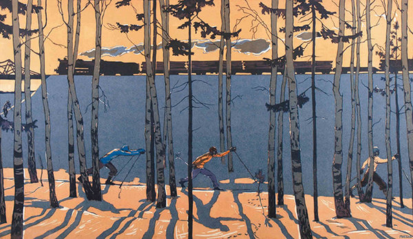 Виктор Попков, «На выходных», 1958 г.