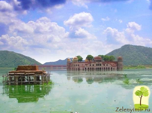 Джал-Махал - дворец на воде в Джайпур, Индия - 3