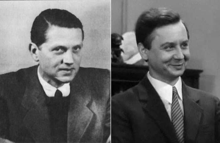 Реальный Вальтер Фридрих Шелленберг и Олег Табаков в этой роли Реальный Вальтер Фридрих Шелленберг и Олег Табаков в этой роли