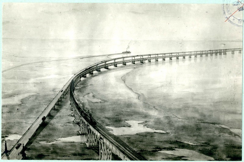 Мост в Крым. Проект 1949 года Мост в Крым. Проект 1949 года