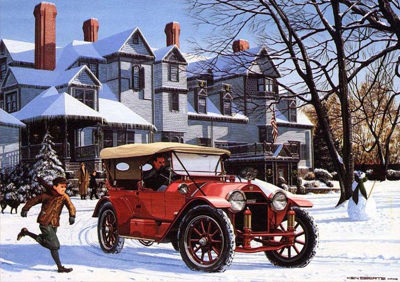 авто, художник, Ken Eberts