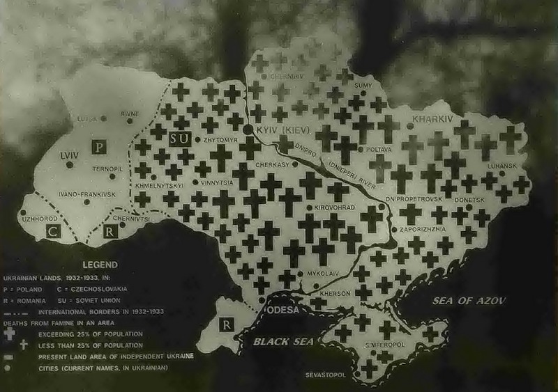 Карта смертности голодного 1933 года Карта смертности голодного 1933 года