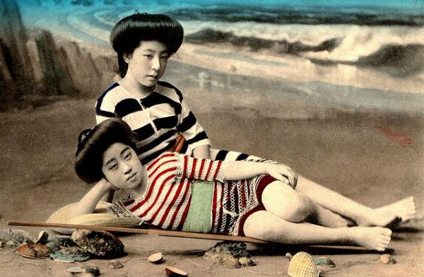 Гейши на раритетных фотографиях начала XX века (14 фото) Японские гейши