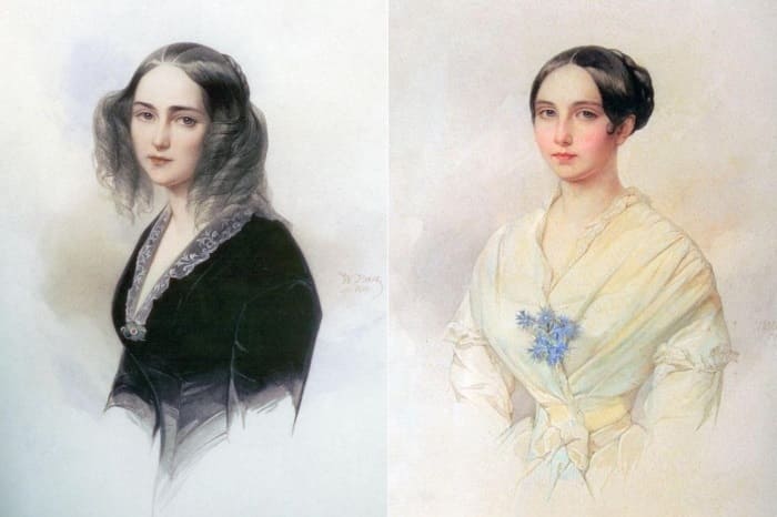 В. Гау. Портрет графини Э. К. Мусиной-Пушкиной, 1840 г. и 1845 г. | Фото: liveinternet.ru В. Гау. Портрет графини Э. К. Мусиной-Пушкиной, 1840 г. и 1845 г. | Фото: liveinternet.ru