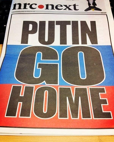 Крутая обложка: Putin go home