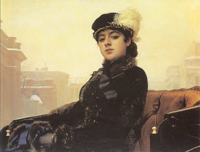 Иван Крамской. Неизвестная, 1883 Иван Крамской. Неизвестная, 1883