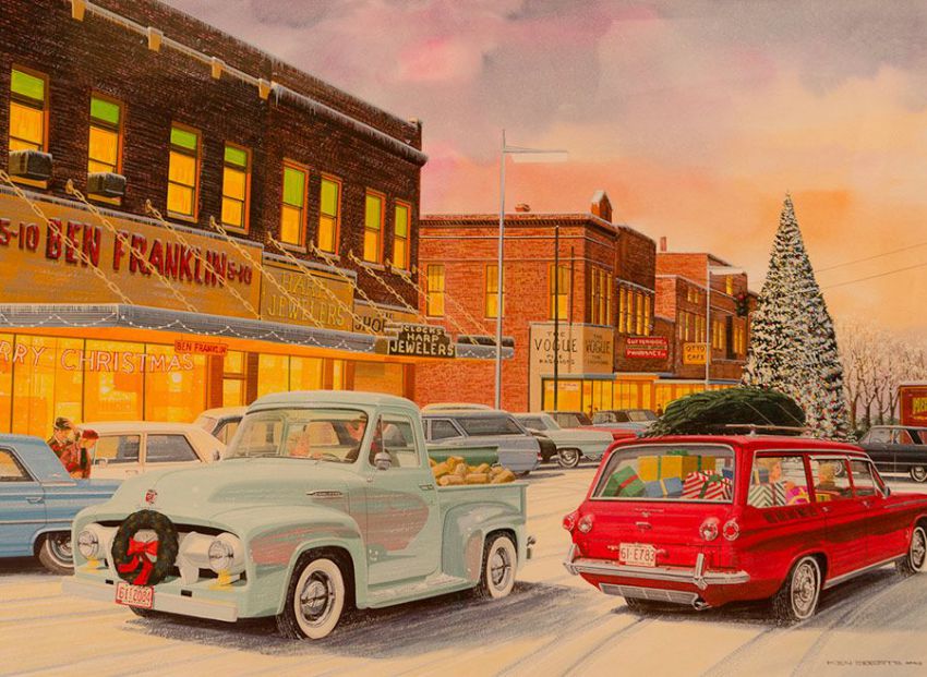 авто, художник, Ken Eberts