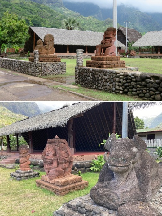 Музей под открытым небом стал главным местом проведения всех культурных мероприятий острова (Нуку-Хива, Французская Полинезия).