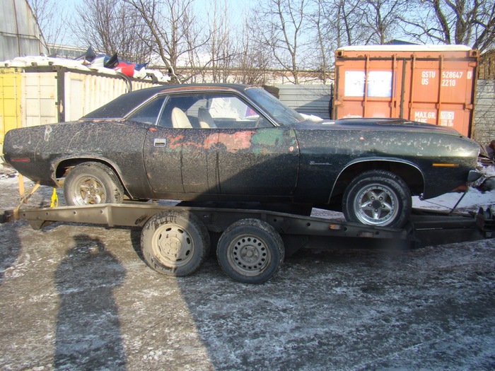 Plymouth Barracuda 1970 восстановленный из хлама plymouth, musclegarage, реставрация, авто, длиннопост