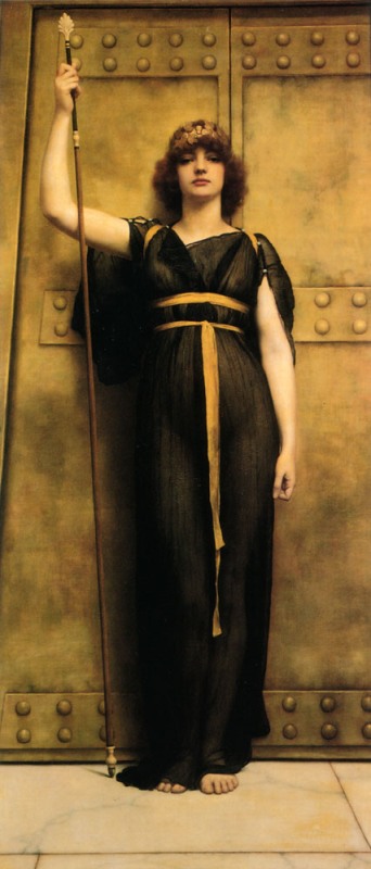   .  / John William Godward. A Priestess