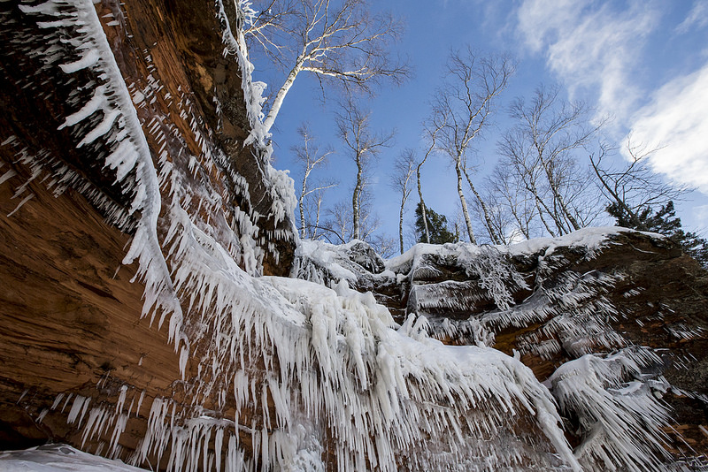 NewPix.ru - Замёрзшие морские пещеры Верхнего Озера в штате Висконсин