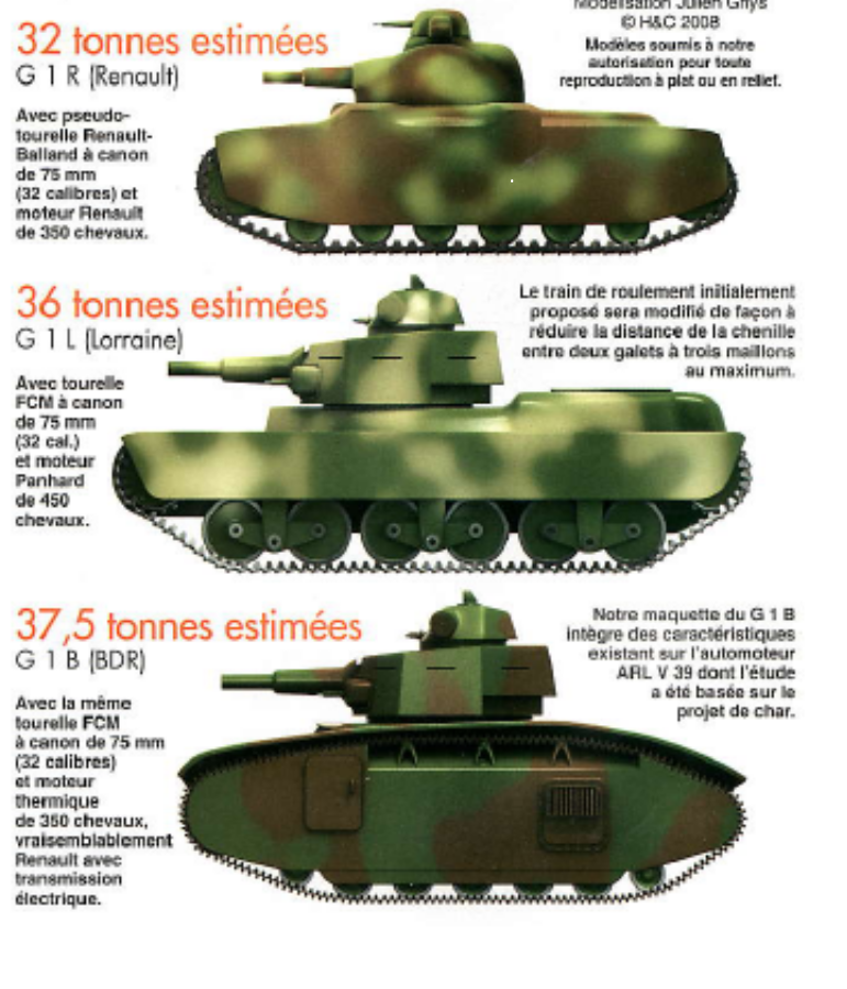 Французский экспериментальный танк Char G1