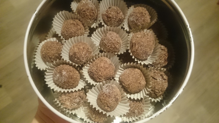 Шоколадные конфеты "Трюфель" конфеты, трюфели, кондитерка, вкусно, шоколад, длиннопост, рецепт