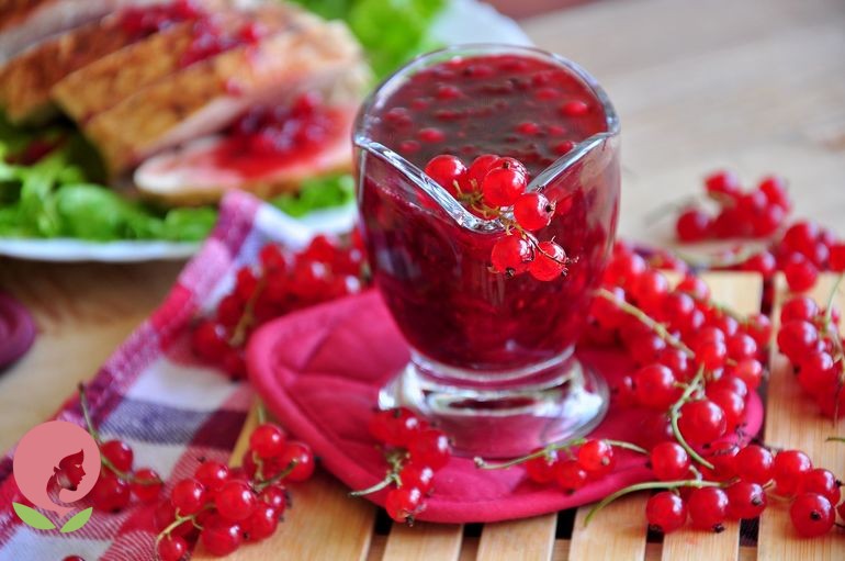 Заготовки с красной смородиной