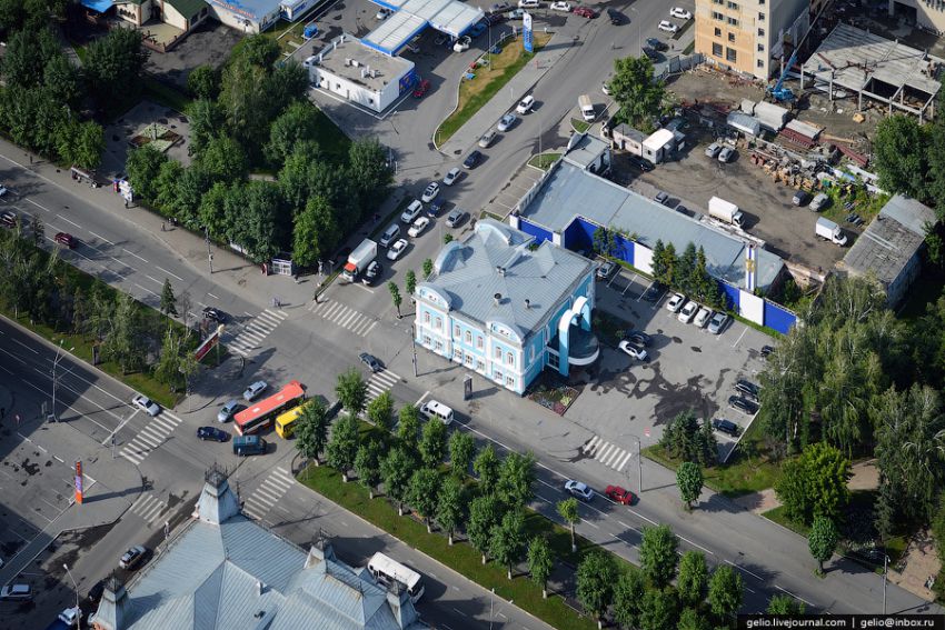 Барнаул, высота, вертолет, достопримечательности