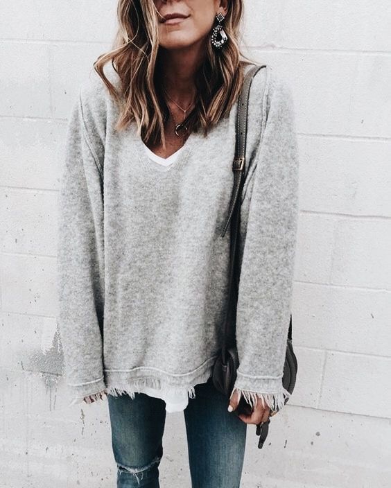 Свитер oversize