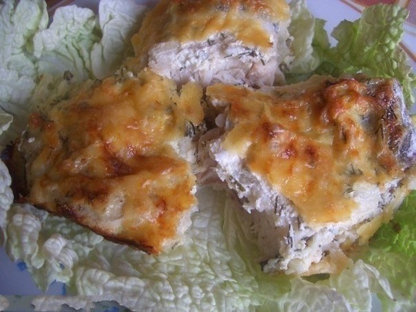РЫБА, ЗАПЕЧЁННАЯ В СМЕТАНЕ