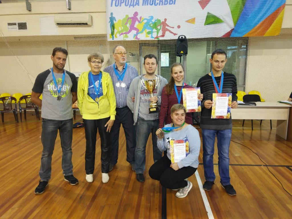 Сборная СЗАО заняла второе место в спартакиаде по настольному теннису