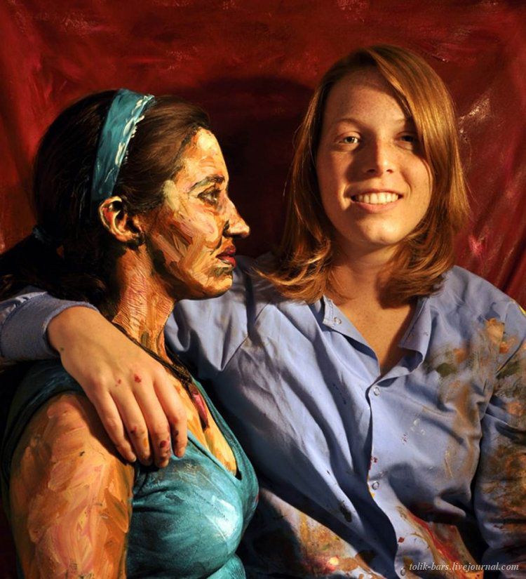 боди-арт, искусство, необычное