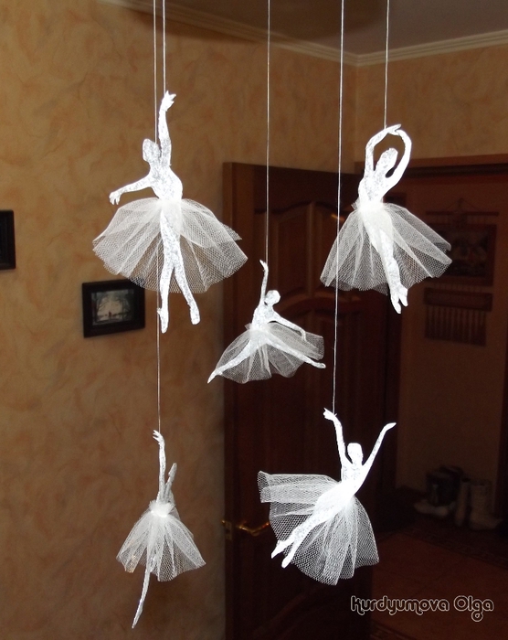 Снежинки балерины из бумаги (Мастер Класс)