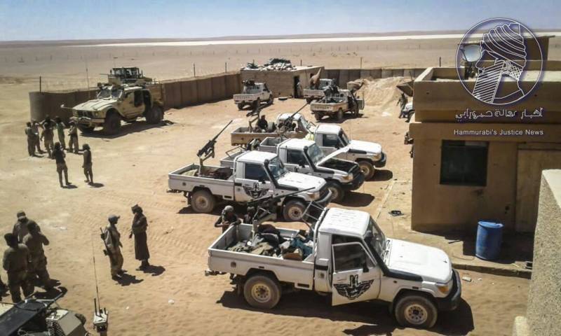 Проамериканские силы заблокированы в сирийской пустыне Проамериканские силы заблокированы в сирийской пустыне