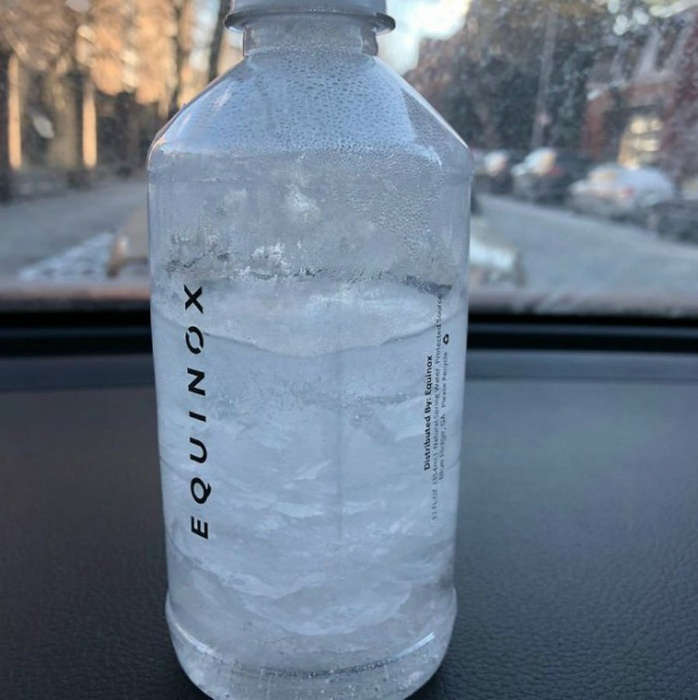 Вода охладилась до максимума. Вода охладилась до максимума.