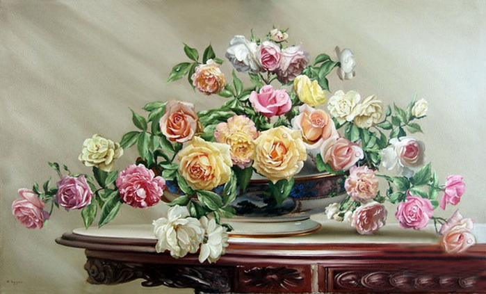 Цветочные натюрморты Игоря Бузина