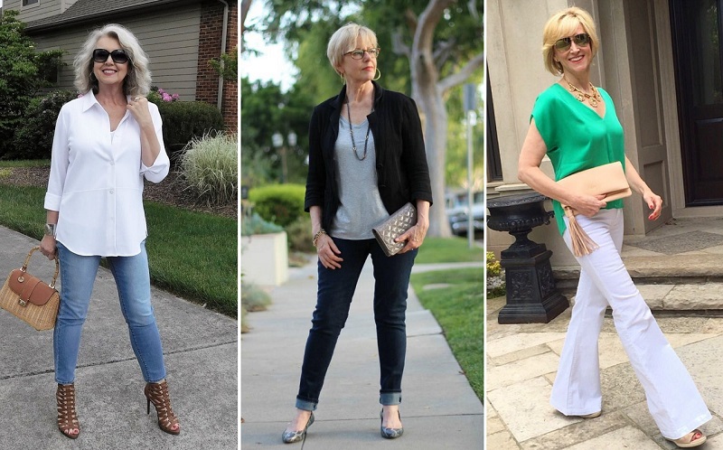 джинсы для женщин 50 лет фото